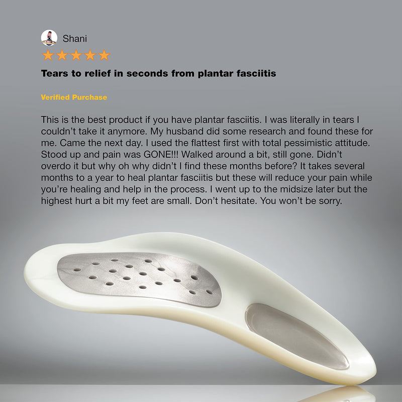 [Australia] - WalkFit Platinum Foot Orthotics Plantar Fasciitis Arch Support Insoles Relieve Foot Back Hip Leg and Knee Pain Improve Balance Alignment Over 25 Million Sold (Men 9-9.5 / Women 10-10.5) Men 9-9.5 / Women 10-10.5 