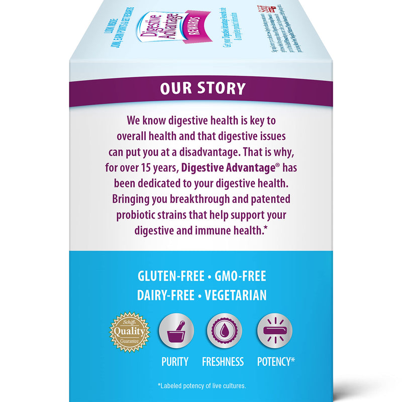 [Australia] - Daily Probiotic Capsules For Digestive Health & Gut Health, Digestive Advantage Probiotics For Men and Women (80 count box) 80 Count (Pack of 1) 