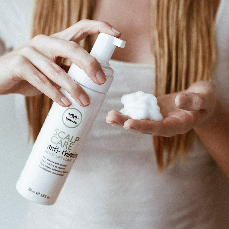 [Australia] - Paul Mitchell Tea Tree Scalp Care Anti-Thinning Root Lift Foam 200ml 