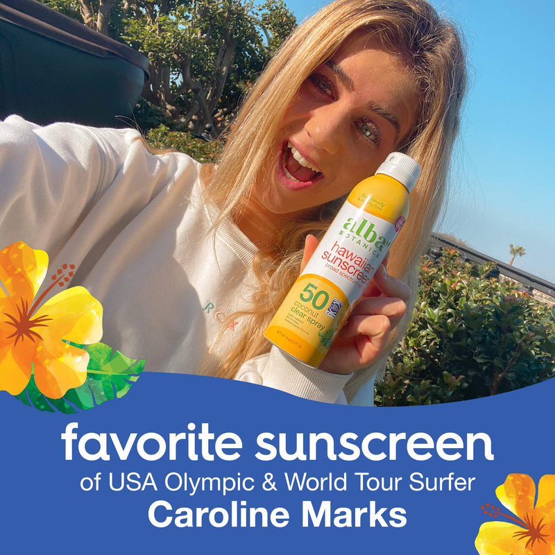 [Australia] - Alba Botanica Green Tea Hawaiian SPF 45 Sunscreen, 4 oz. (Pack of 2) 4 Ounce (Pack of 2) 