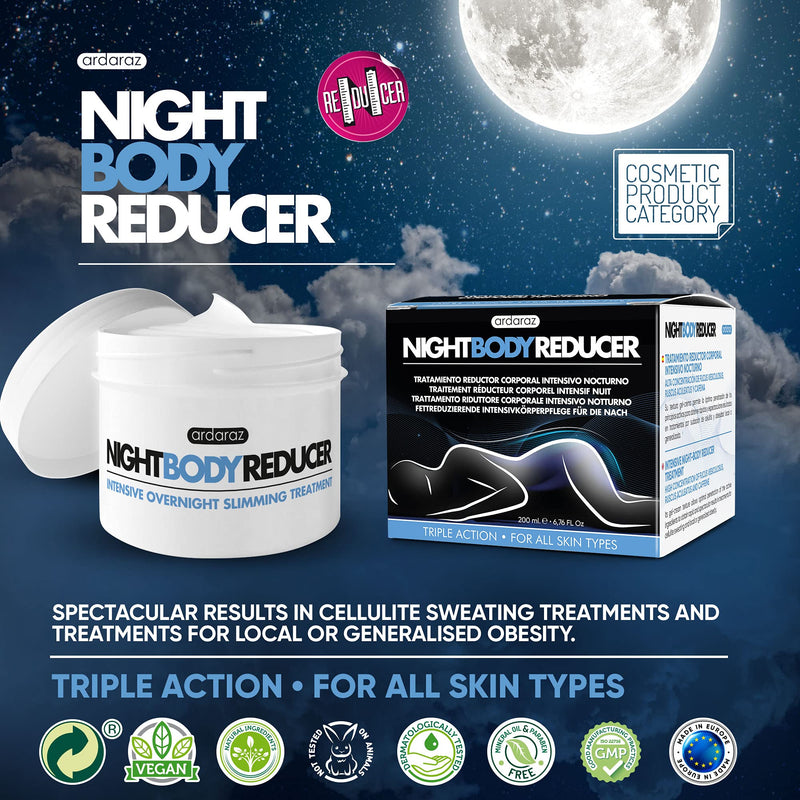 [Australia] - ARDARAZ. Anti-cellulite cream. Intensive Night Abdominal Reducer Aid Triple action. 200 ml. 