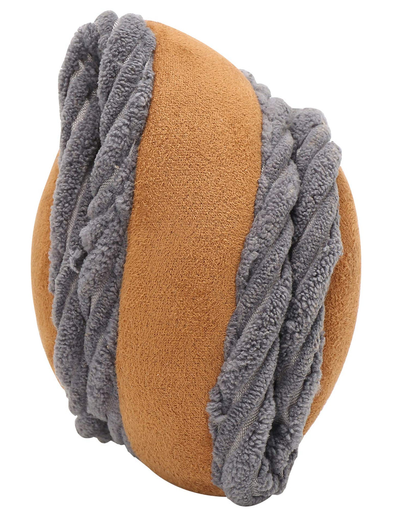 [Australia] - Womens Winter Earmuffs Unisex Warm Knit Ear Warmers Foldable Ear Muff B-brown 