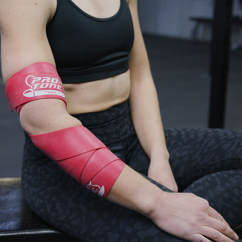 [Australia] - Protone voodoo floss muscle compression band for rehab / mobility / muscle compression / injury recovery Red ( thick ) 