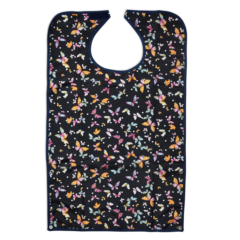 [Australia] - 3 Pack Adult Bibs for Eating with Crumb Catcher by Celley - Washable and Reusable Clothing Protectors for Elderly Women 