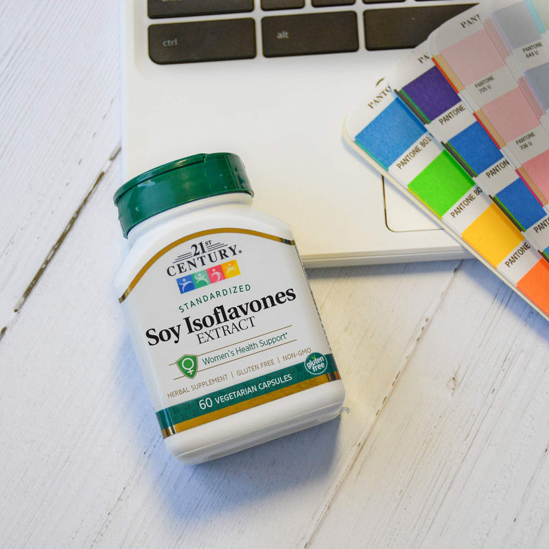 [Australia] - 21st Century Soy Isoflavones Veg Capsules, 60Count 