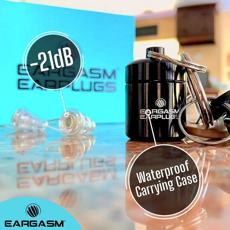 [Australia] - Eargasm High Fidelity Earplugs for Concerts Musicians Motorcycles Noise Sensitivity Conditions and More - Transparent Edition 
