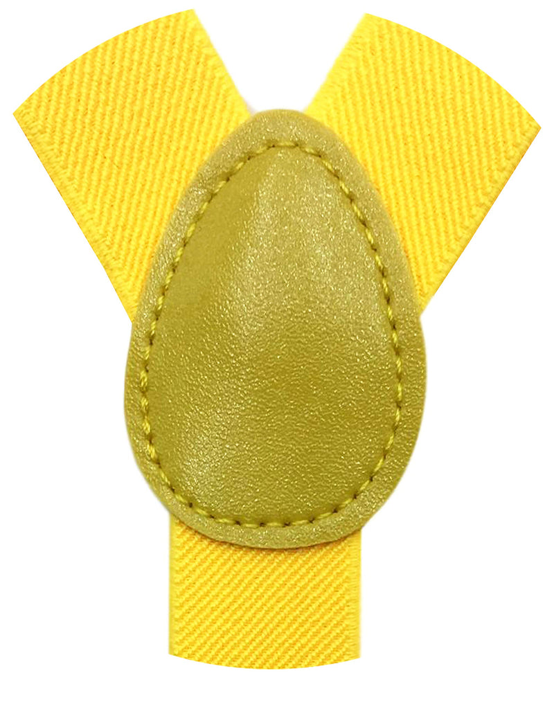 [Australia] - Consumable Depot Solid Color Suspenders Y-Back | Adjustable and Elastic | Yellow 