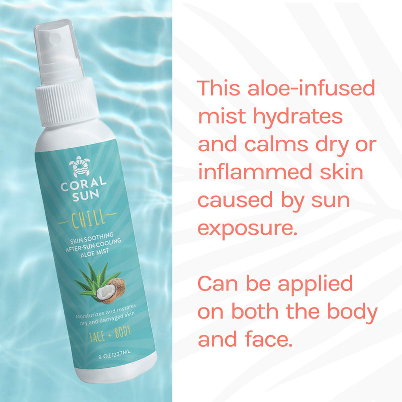 [Australia] - Coral Sun Aloe Spray, Hydrating, Face and Body Mist 