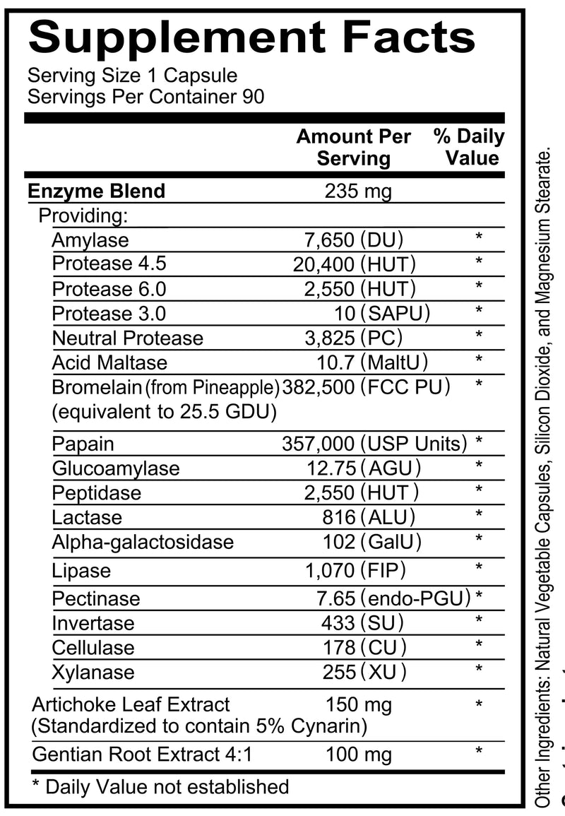 [Australia] - Revive MD | Digest Aid | Promotes The Digestion of Proteins, Fats, Starches & Fibers for Men and Women | Supports Gastric Acid Balance | Targeted Enzyme Support | Increase Enzymes | 90 Capsules 
