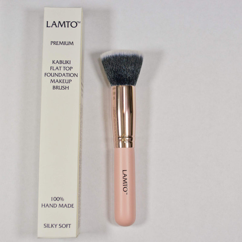 [Australia] - Foundation Makeup Brushes Kabuki Flat Top Rose Gold LAMTO 