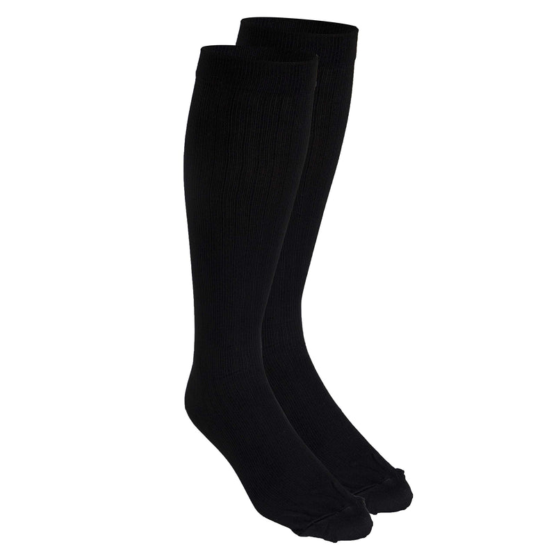[Australia] - Truform Compression Socks, 8-15 mmHg, Men's Dress Socks, Knee High Over Calf Length, Black, X-Large (8-15 mmHg) X-Large (1 Pair) 