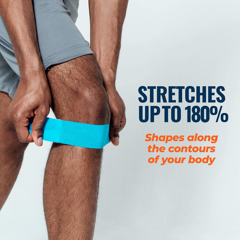 [Australia] - Kinesiology Tape - Beige/Skin (1 Pack) - Medical Grade Uncut 5cm x 5m Roll - Ideal for Athletic Sports Physio Strapping and Muscle Injury & Support - Includes eGuide (1 Pack) Beige 