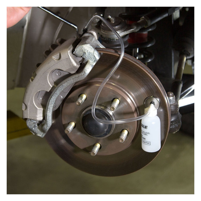 [Australia] - OEMTOOLS 25036 Bleed-O-Matic One-Man Brake Bleeder Kit, Featuring An Opaque Brake Bleed Bottle w/ Transparent Hoses and Tapered Fittings, No Mess Brake Fluid Bleeding Original version 