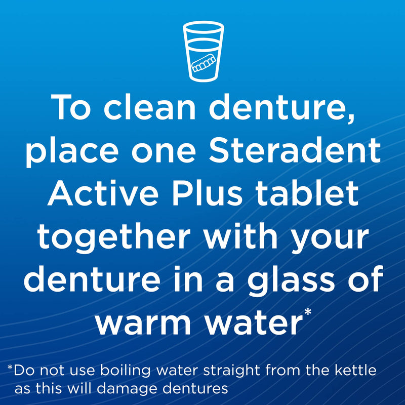 [Australia] - Steradent Active Plus Denture Daily Cleaner, 30 Tablets 