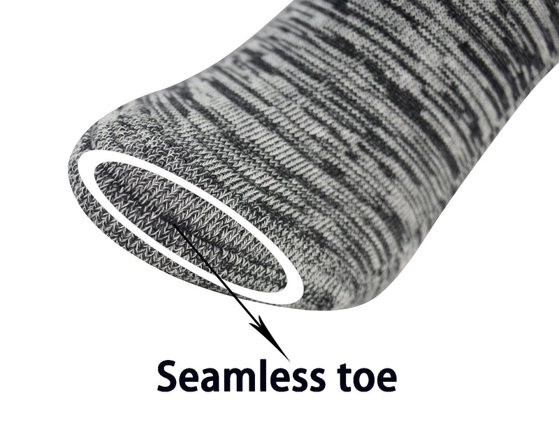 [Australia] - Yomandamor Women's 6 Pairs Bamboo Diabetic Ankle Socks with Non-Binding Top And Cushion Sole,L Size(Socks Size:9-11) 9-11 6 Style2 