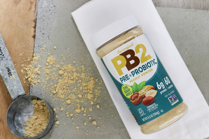 [Australia] - PB2 Peanut Butter Powder - No Sugar Added, Supplemented with Prebiotics + Probiotics, Gluten Free, Non-GMO [6.5 oz] 