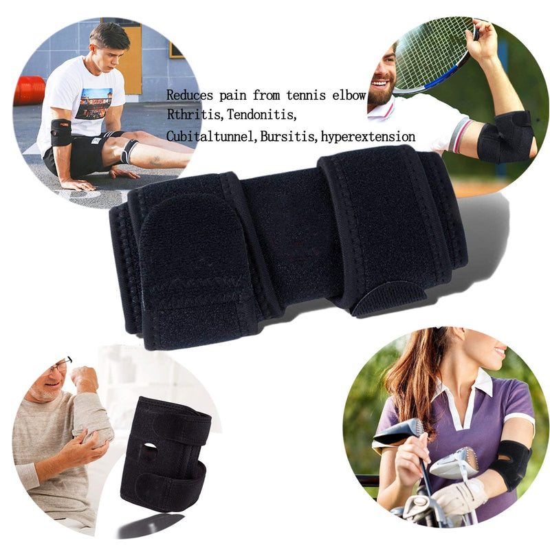 [Australia] - Elbow Support, Adjustable Tennis Elbow Support Brace, Great For Sprained Elbows, Tendonitis, Arthritis, Basketball, Baseball, Golfer's Elbow Provides Support & Ease Pains (Blue) Blue 