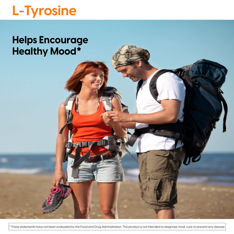 [Australia] - Doctor's Best L-Tyrosine, Healthy Brain Function, Amino Acid, Healthy Glandular Function, Non-GMO, Gluten Free, 120 VC 