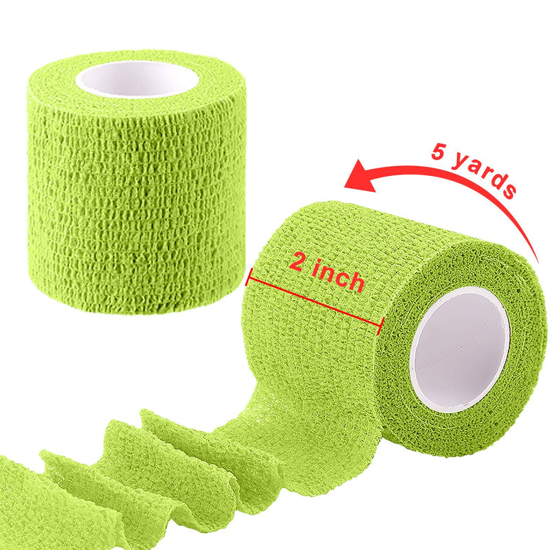[Australia] - BQTQ 30 Rolls Self Adherent Wrap 2 inch Bandage Breathable Athletic Tape Stretch Wrap Roll Sports Wrap Tape Self Adhesive Wrap for Wrist Ankle Swelling Sprains(Rainbow Color) Rainbow 