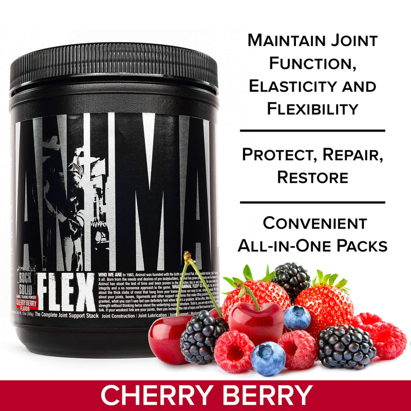 [Australia] - Animal Flex - Complete Joint Supplement Collagen Glucosamine Chondroitin Repair and Restore, Cherry 30 Scoops 