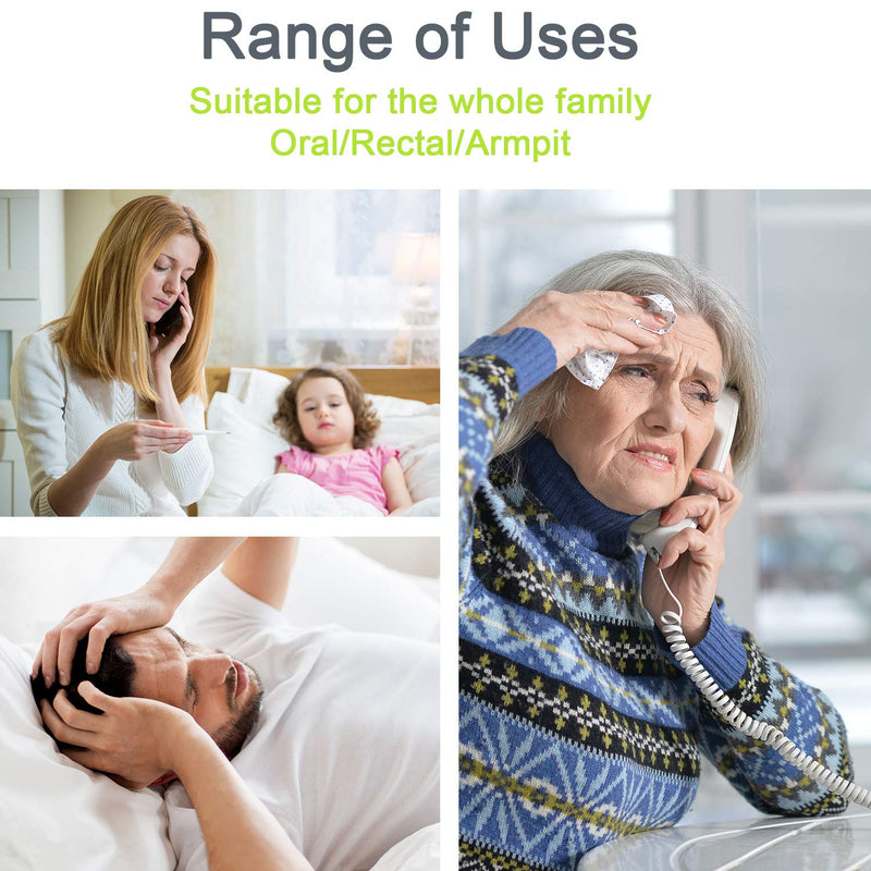 [Australia] - Temperature Thermometer for Adults Kids and Children - Fast and Accurate Medical Thermometer - Easy to Use Body and Oral Thermometer with Fever Alarm Child Thermometer 