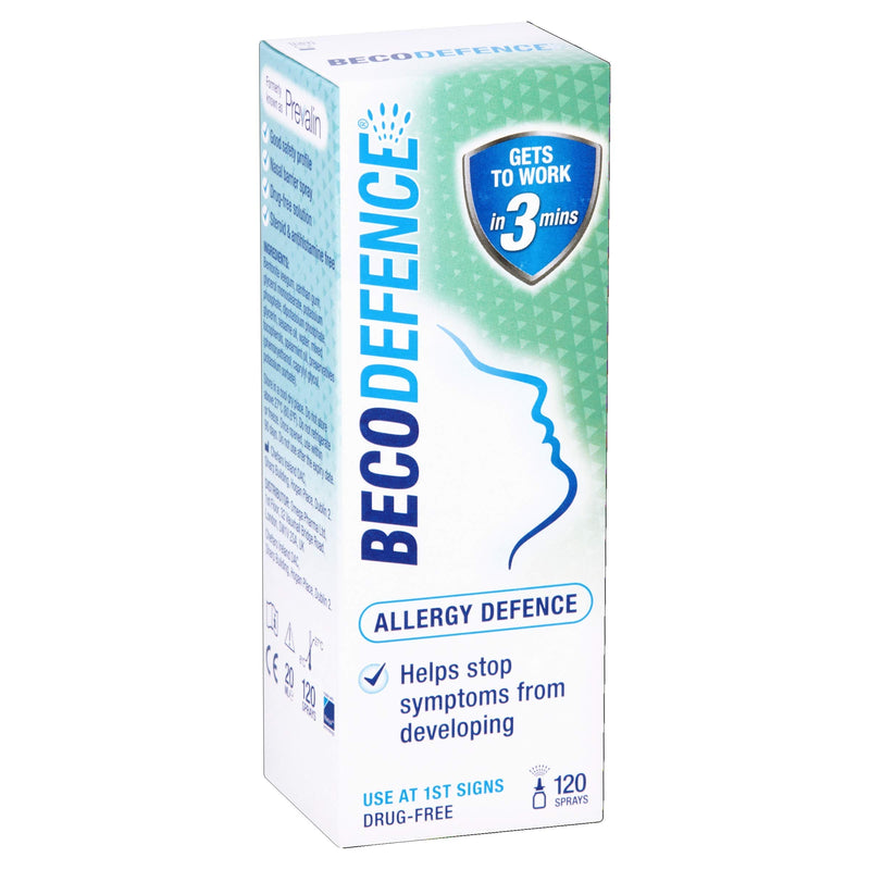 [Australia] - Becodefence, Nasal Spray – AllergyHay Fever Defence from the First Signs of Symptoms – Gets to Work in 3 Minutes NonDrowsy 120 Sprays, 20 ml Adult 