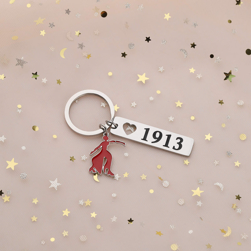 [Australia] - AKTAP Delta Sorority DST 1913 Delta Sigma Theta Paraphernalia Keychain Delta Gift Greek Sorority Gift DST 1913 Keychain 