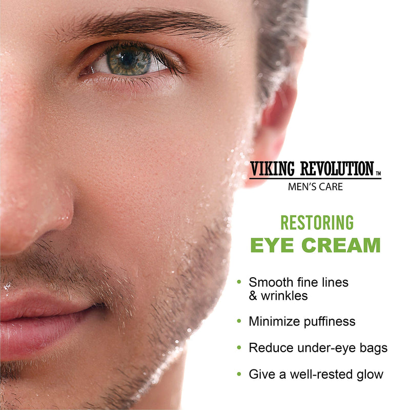 [Australia] - Natural Eye Cream for Men - Mens Eye Cream for Anti Aging, Dark Circle Under Eye Treatment.- Men's Eye Moisturizer Wrinkle Cream - Helps Reduce Puffiness, Under Eye Bags and Crowsfeet 0.51 Fl Oz (Pack of 1) 