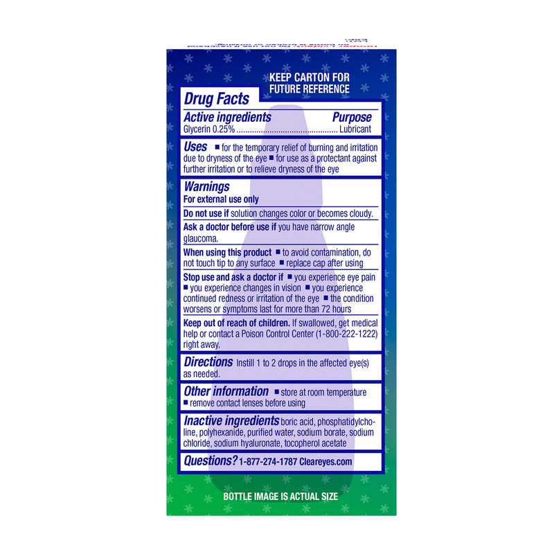 [Australia] - Clear Eyes Dry & Itchy Eye Relief Eye Drops, 0.5 Fl Oz, Pack of 2 