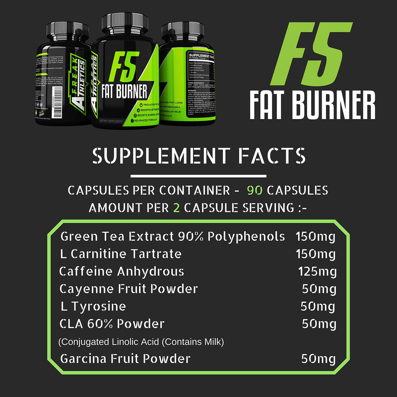 [Australia] - F5 by Freak Athletics - Suitable for Both Men & Women - 90 Capsules - Made in The UK 