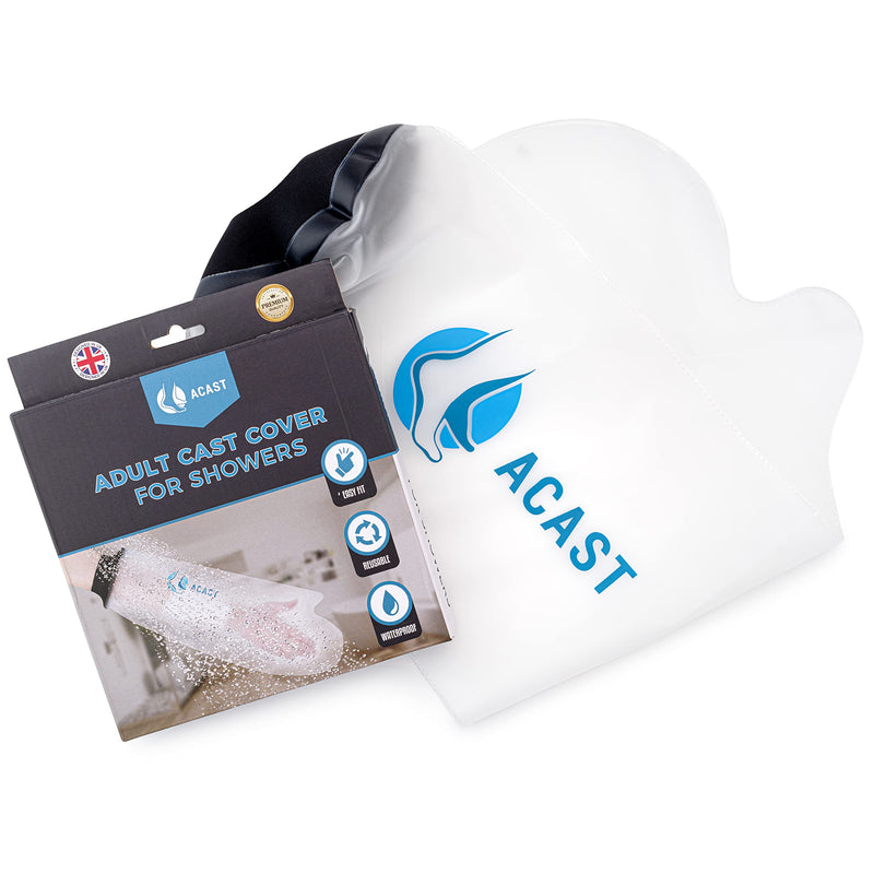 [Australia] - ACAST Waterproof Arm Cast Cover for Plaster Cast Arm, Shower & Bath, Reusable Hand Sleeve Dressing Protector for Broken Arm, Wrist, Elbow & Fingers 