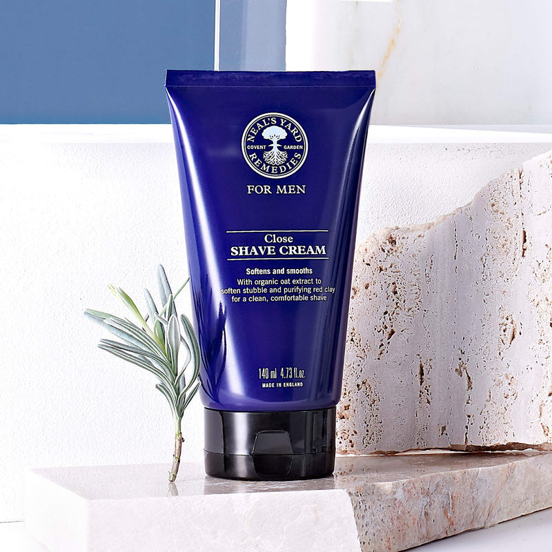 [Australia] - Neal's Yard Remedies Close Shave Cream | Achieve the Perfect Shave | Softens & Smoothes | 140ml 