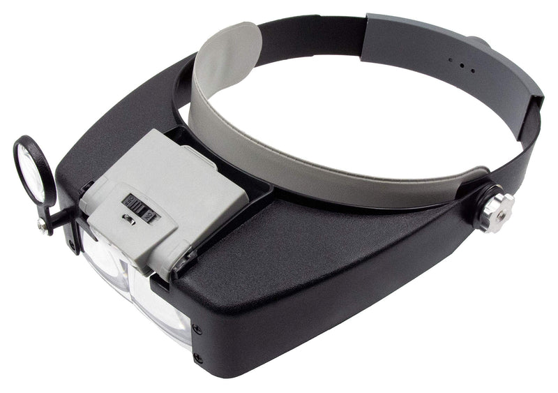 [Australia] - Zega Crafts Headband Magnifier w/ 3 Multi-Depth Magnifying Lenses & Detachabe Worklight 