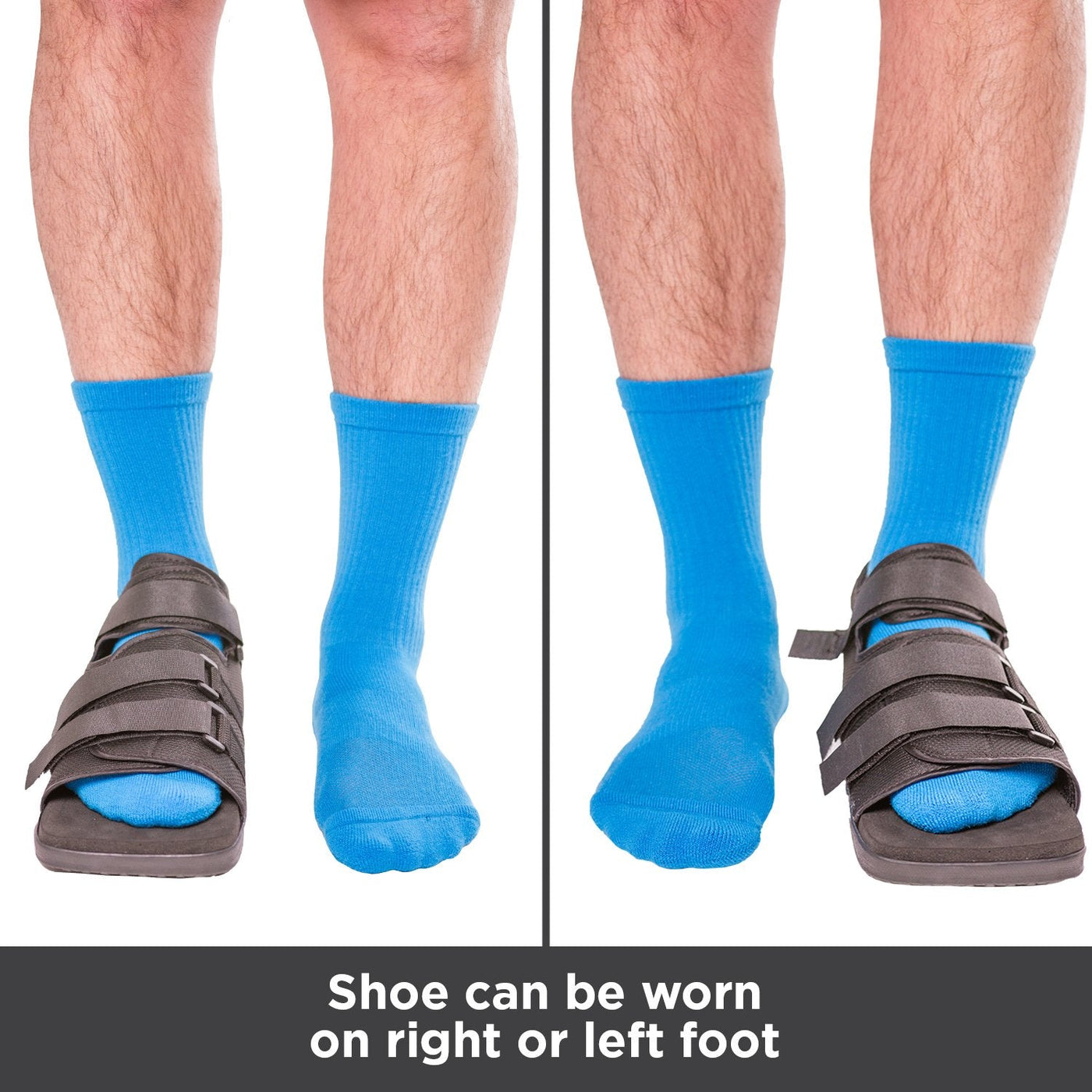 BraceAbility Closed Toe Medical Walking Shoe - Lightweight