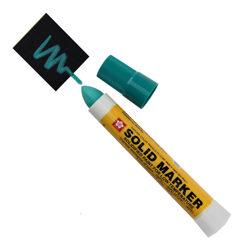 [Australia] - Sakura 46651 Green Solidified Paint Low Temperature Solid Marker, -40 to 212 Degree F, 13 mm Twist-Up Tip 