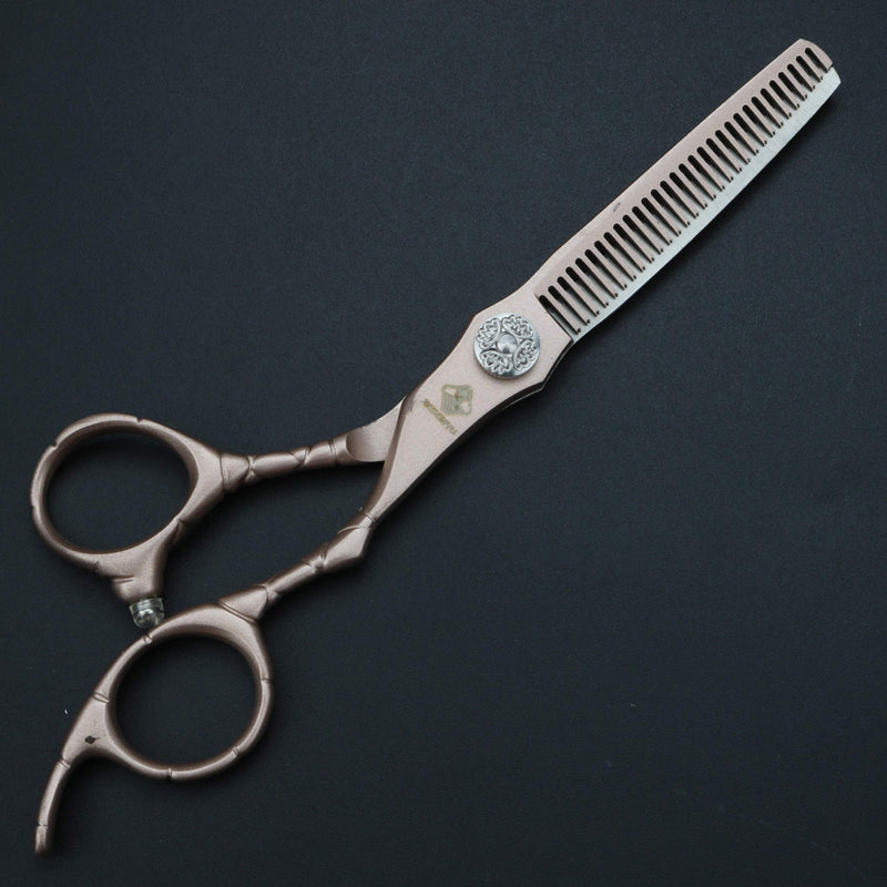 [Australia] - JIESENYU 6 Inch Japanese Hairdressing Scissor Professional Barber Scissors Cutting Thinning Hair Shear Salon Tool Cutting Wet and Dry Hair (Set-1) Set-1 