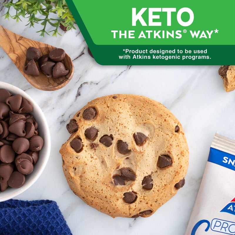 [Australia] - Atkins Protein Cookie Chocolate Chip, 4 Count 1.38 Ounce (Pack of 4) 