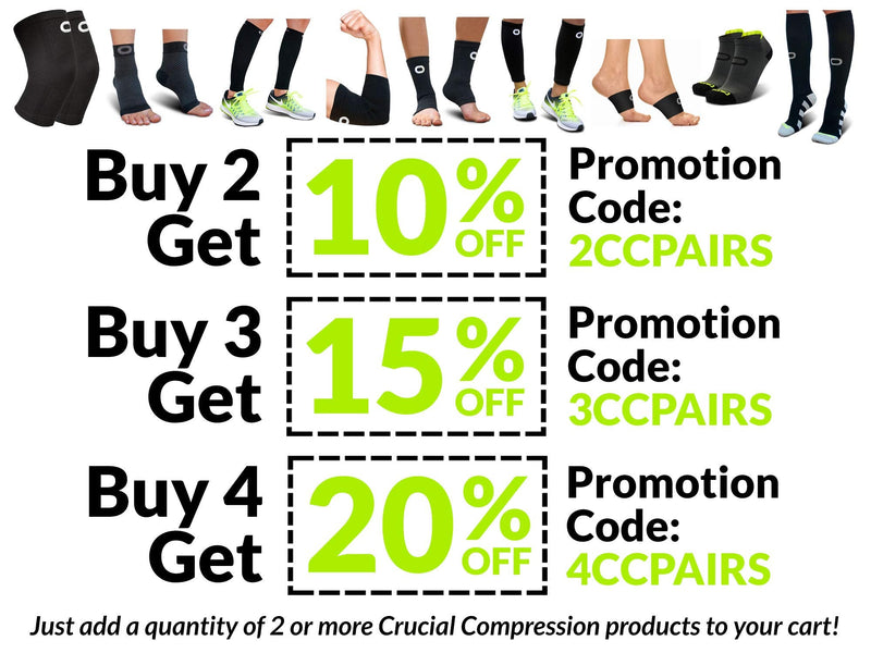 [Australia] - Crucial Compression Knee Sleeve (1 Pair) - Best Knee Braces for Knee Pain for Men & Women - Non-Slip Knee Support for Running, Weightlifting, Basketball, Gym, Workout, Sports X-Large (22.5-25.5") Measure 3" Above Kneecap Gray 