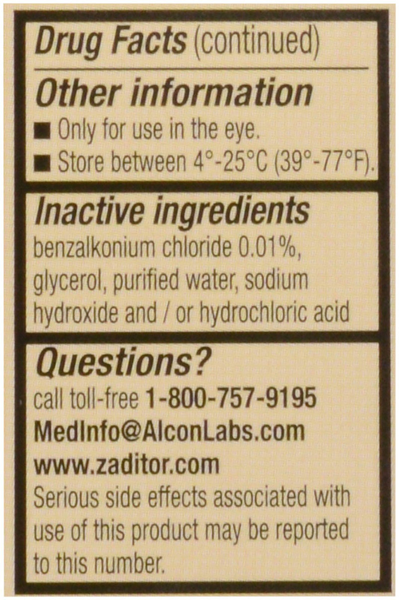 [Australia] - Zaditor Eye Drops - 5 ml 