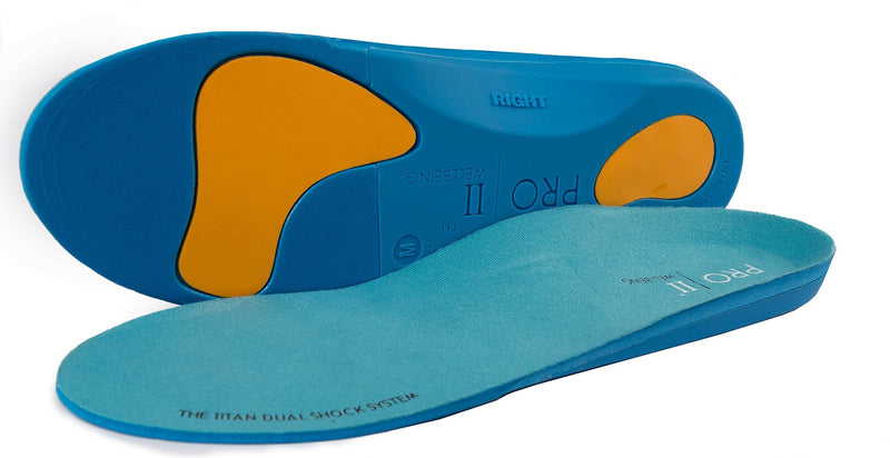 [Australia] - PRO 11 WELLBEING The Titan Orthotic Sports Insole with Dual Shock Balance Correction and Rigid Support Base for Over Pronation and Plantar Fasciitis 6.5/8 UK 