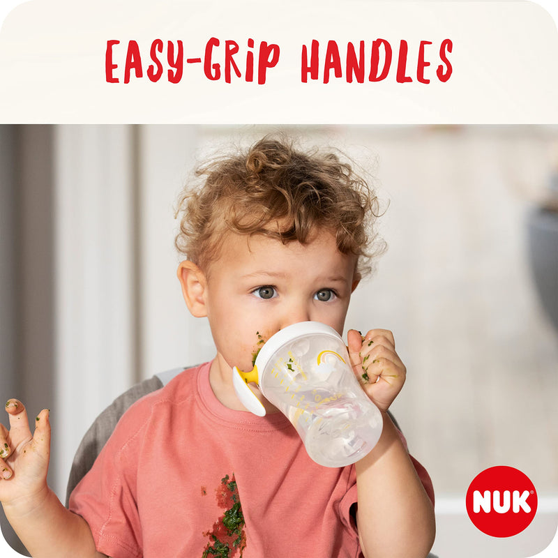 [Australia] - NUK Trainer Cup Sippy Cup | Leak-Proof Soft Drinking Spout | 6+ Months | BPA-Free | 230ml | Green Frog,10255610 Frog (Green) 