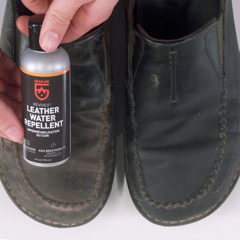 [Australia] - Gear Aid Revivex Leather Boot Care Kit with Water Repellent, Cleaner, Brush and Cloth 1 Pack 