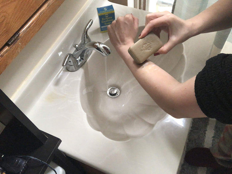 [Australia] - All Terrain Eczema Soothing Soap Bar, 4oz, To Cleanse & Calm Itchy, Irritated Eczema Skin 