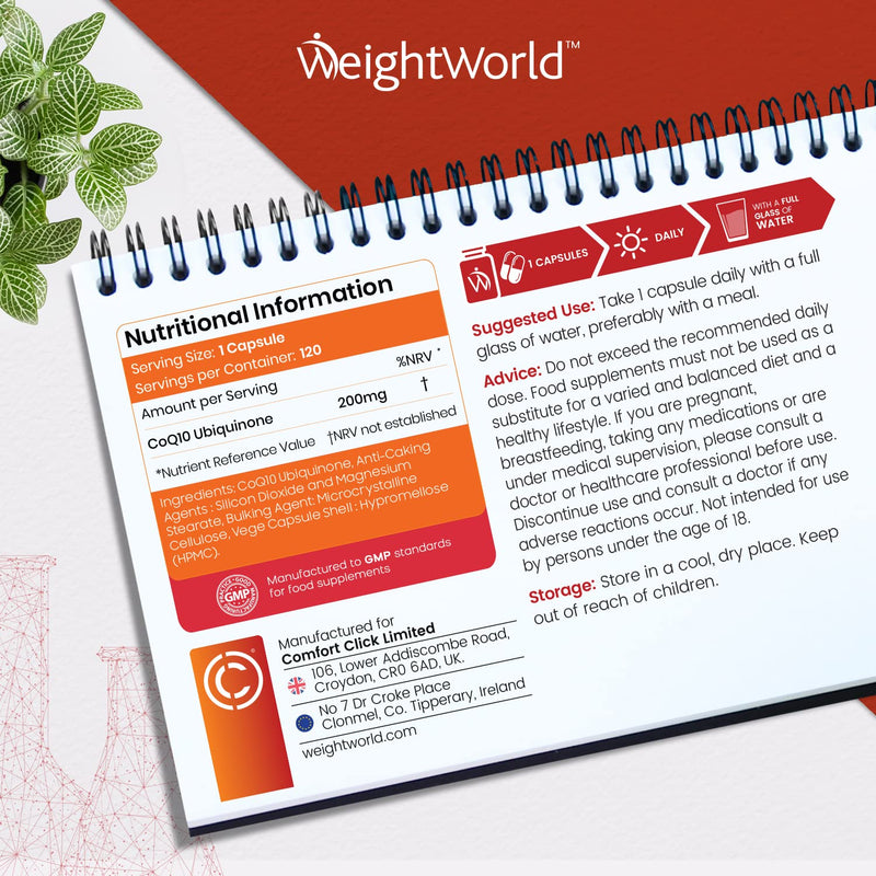 [Australia] - CoQ10 Supplement 200mg - CoEnzyme Q10 High Strength 120 Vegan Capsules (4 Months Supply) - Unfiltered & Fermented 100% Ubiquinone - CoQ10 High Absorption - Lactose & Allergen Free 