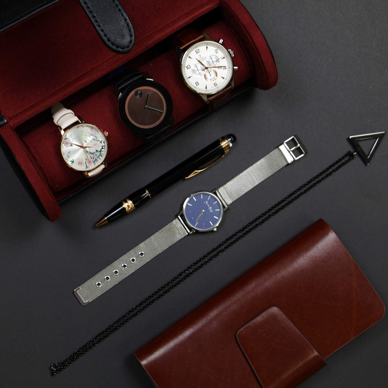 [Australia] - Decorebay Rich Man Roll Style Travel Watch Case and Organizer 