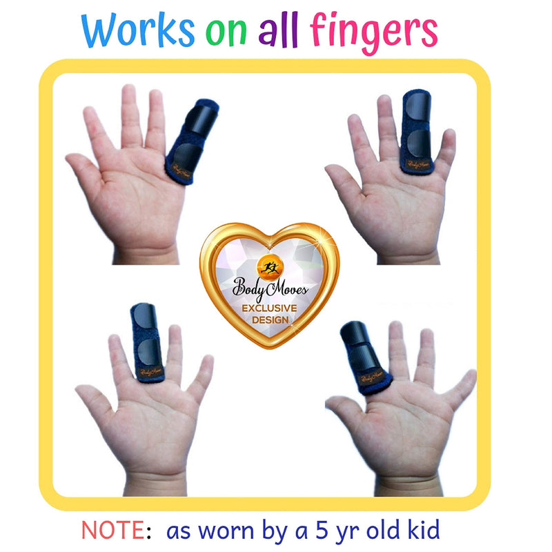 [Australia] - BodyMoves kids finger splints (2 pc, Rosy red) 2 pc 