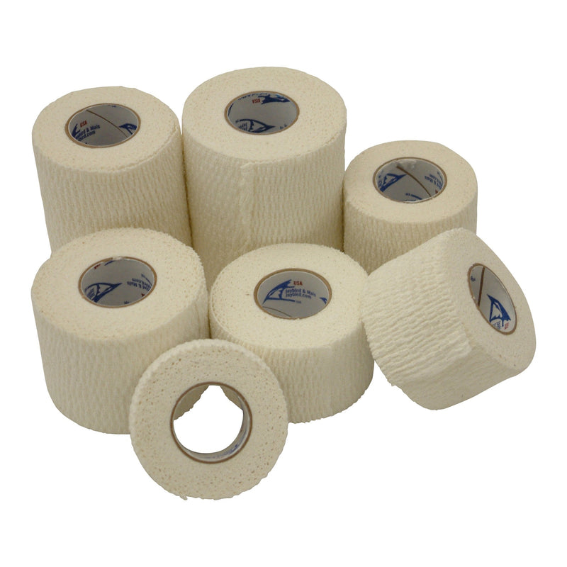 [Australia] - Jaybird & Mais 4600-2075 Jaybird and Mais 4600 Lightweight Athletic Stretch Tape: 2" x 7-1/2 yd, White 