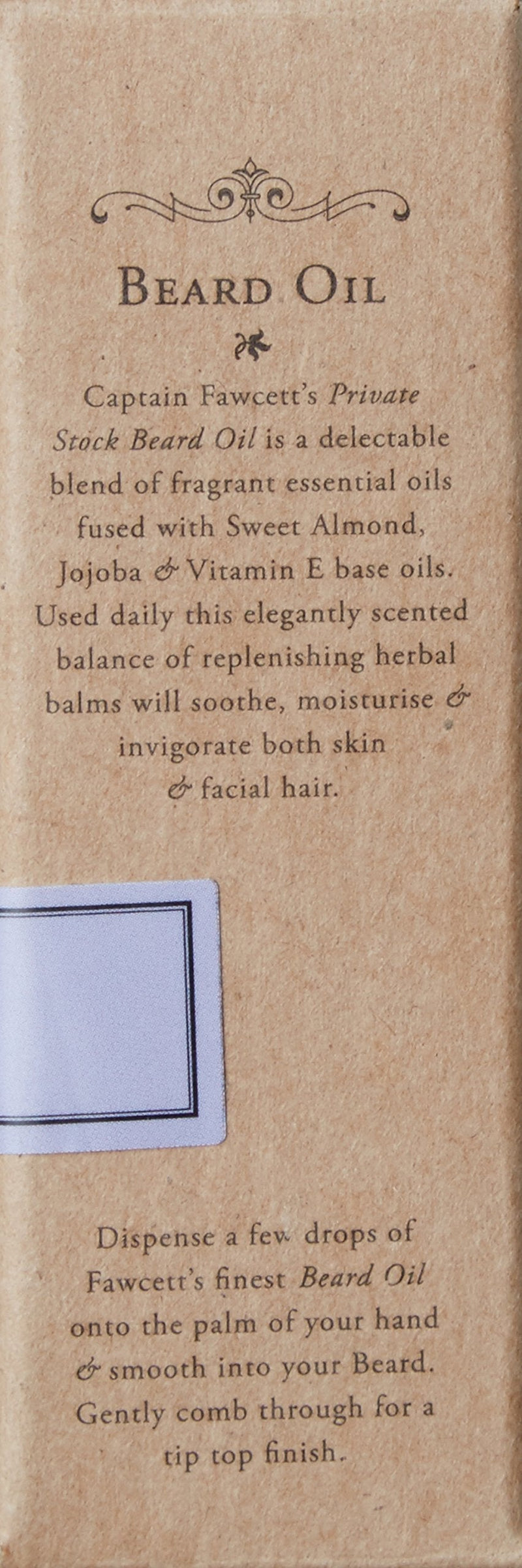 [Australia] - Captain Fawcett Beard Oil Private Stock 10ml - 10ML 