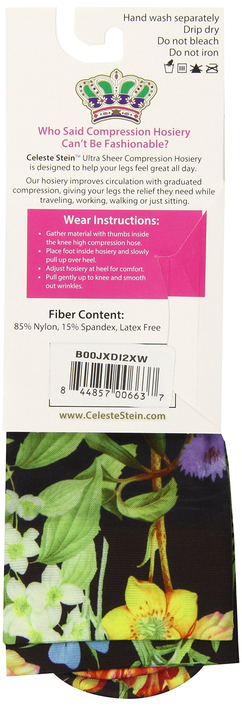 [Australia] - Celeste Stein Therapeutic Compression Socks 1 Pair 1 Pair (Pack of 1) Multicoloured 