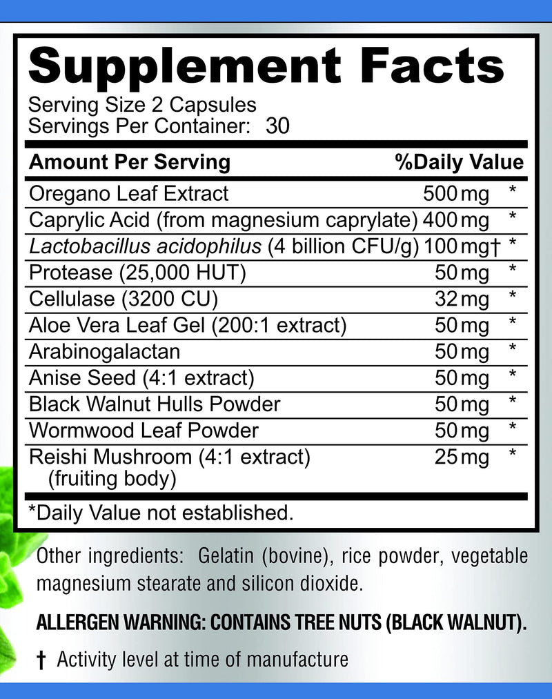 [Australia] - Balance Complex for Women - for Vaginal Health, Herbal Detox & Cleanse, Vaginal Probiotics, Supports Healthy Intestinal Flora, Helps with Yeast Infections 60 Capsules 